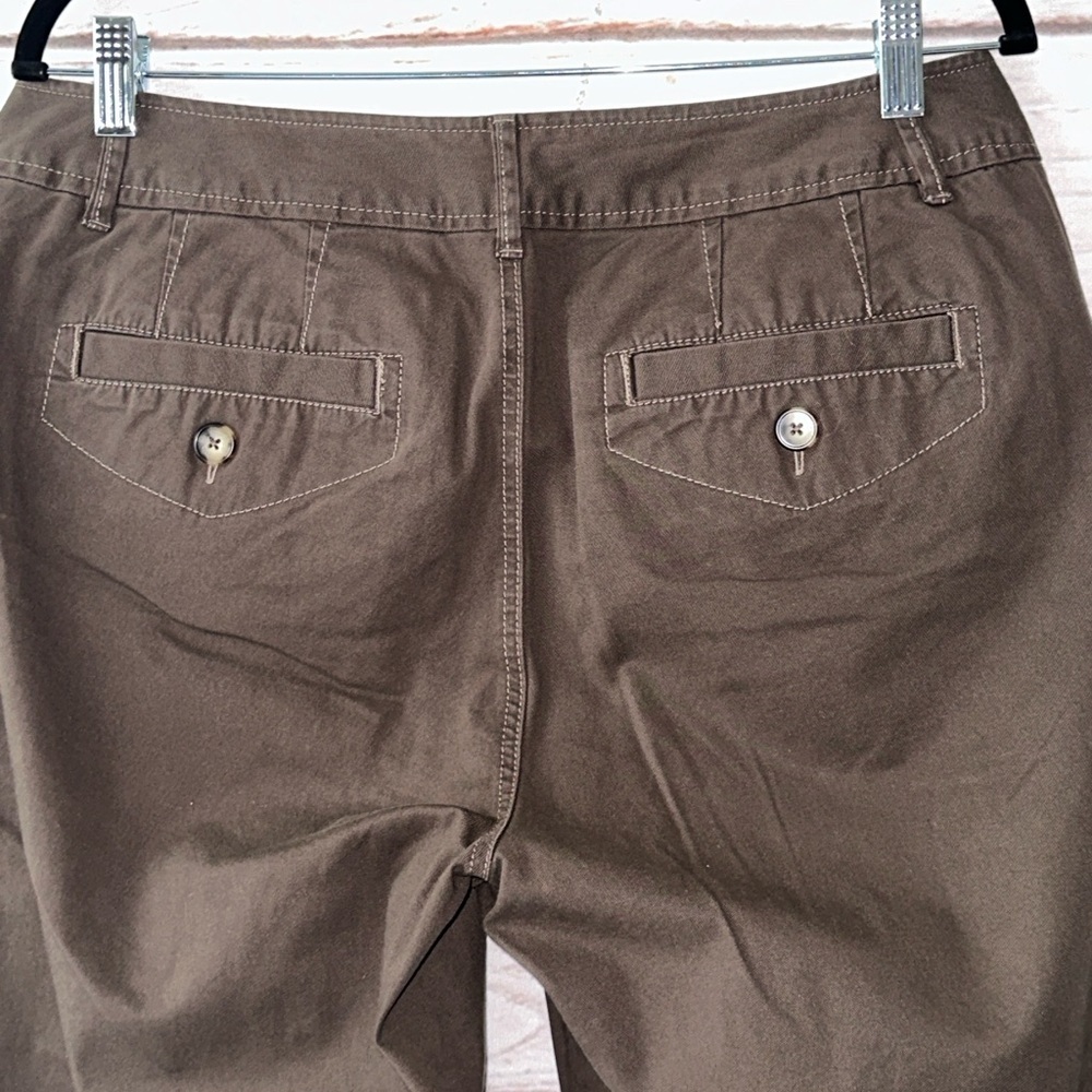 Eddie Bauer Blakely Fit Cropped Wide Leg Pants - Size 10 Office Church School - Picture 3 of 8